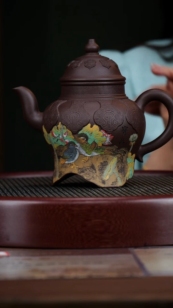 茶壶紫砂49XZYLQY不羡仙 老紫泥630cc