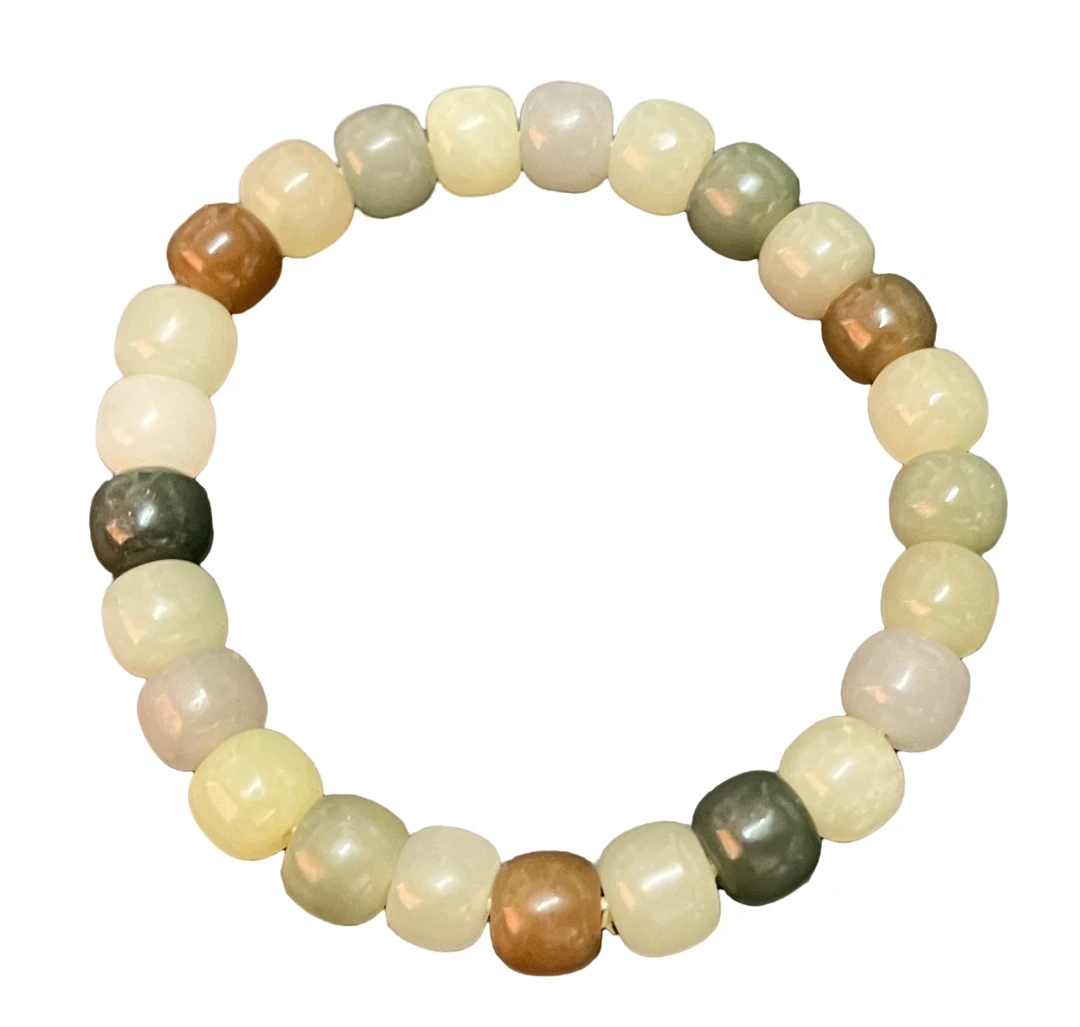 和田玉多宝手链，（发货随机）