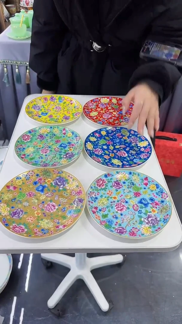 【闪购商品】瓷片 7英寸骨碟6个景德镇陶瓷