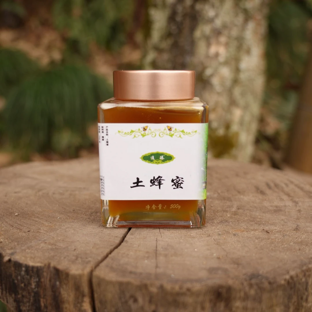 {99花花专属} 湖南深山老式木桶土蜂蜜500克*1瓶