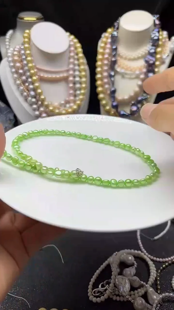 颈饰未镶嵌淡水珍珠多人