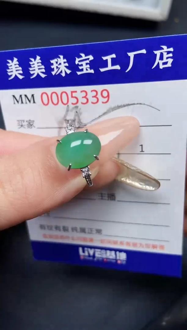 【闪购商品】翡翠颈饰银S925镶嵌5339