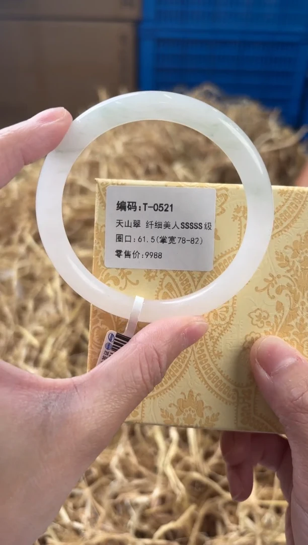未镶嵌手镯石英质玉T-0521