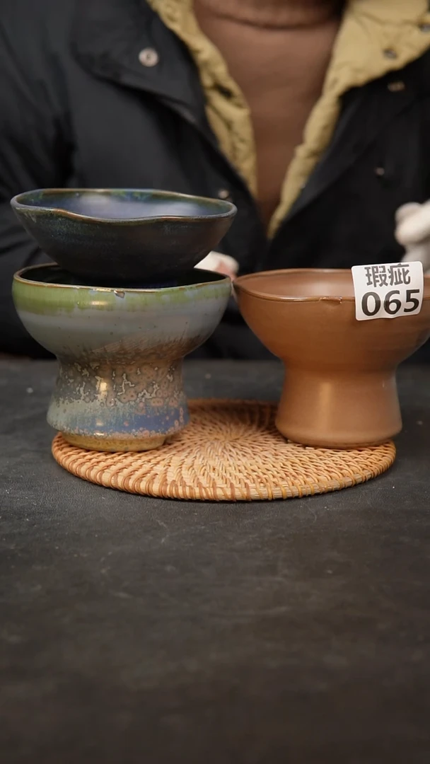 【闪购商品】瓷片065泥泥手工花盆