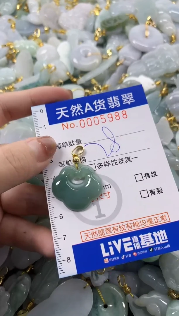 颈饰未镶嵌翡翠天然A货翡翠