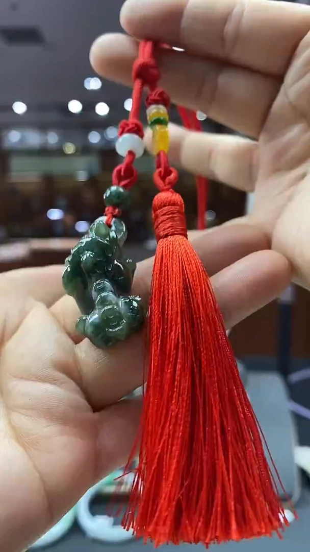 颈饰未镶嵌翡翠貔貅