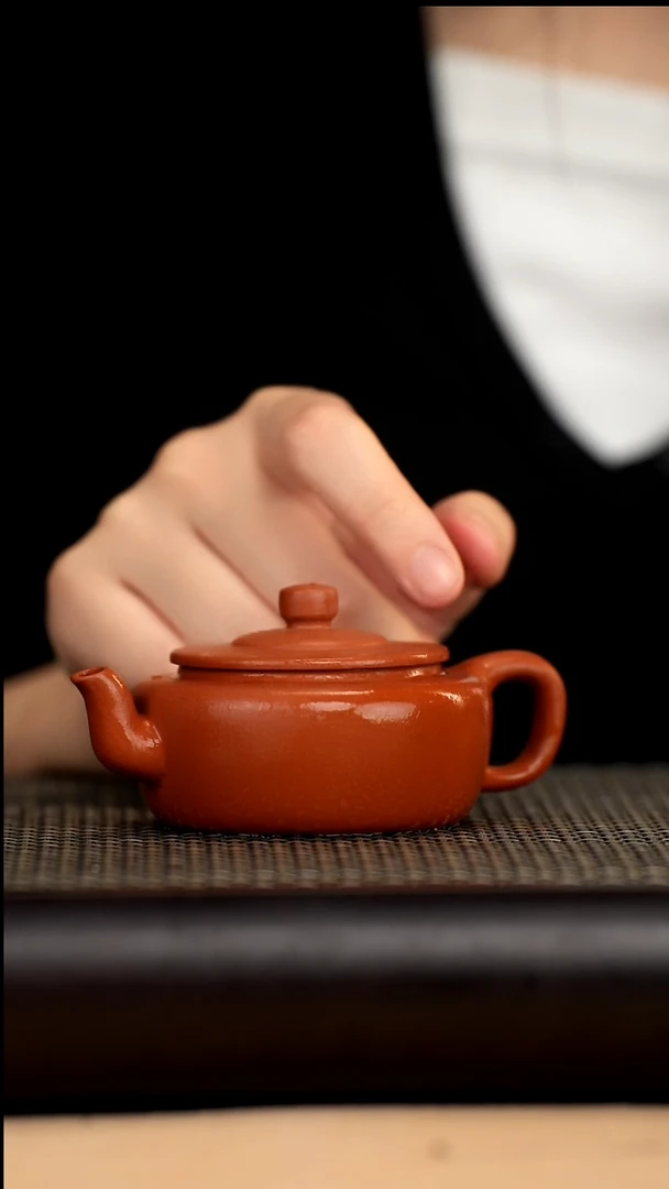 茶壶紫砂朱泥牛角光速汉瓦