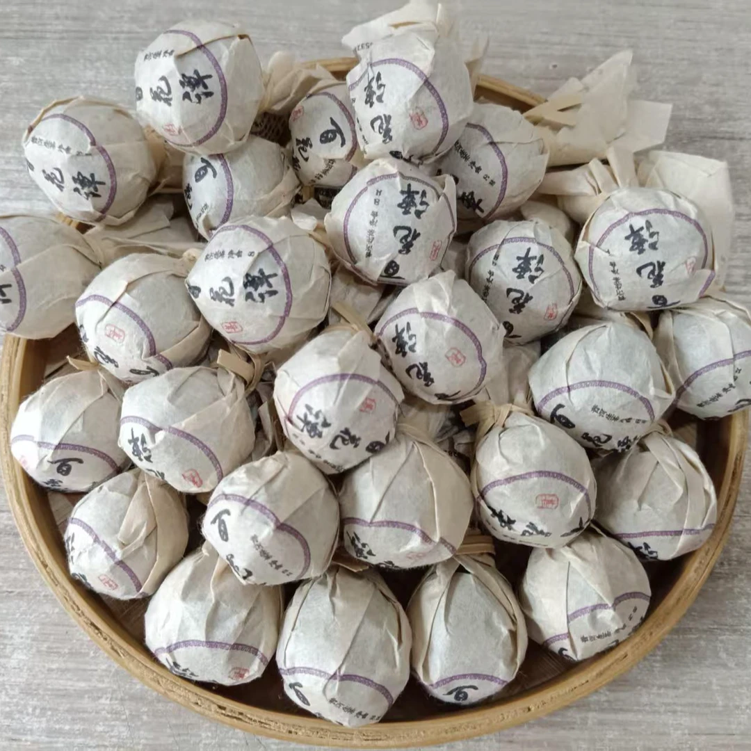 【百花潭古树龙珠】2023年8g*15颗龙珠 古树头春普洱茶生茶