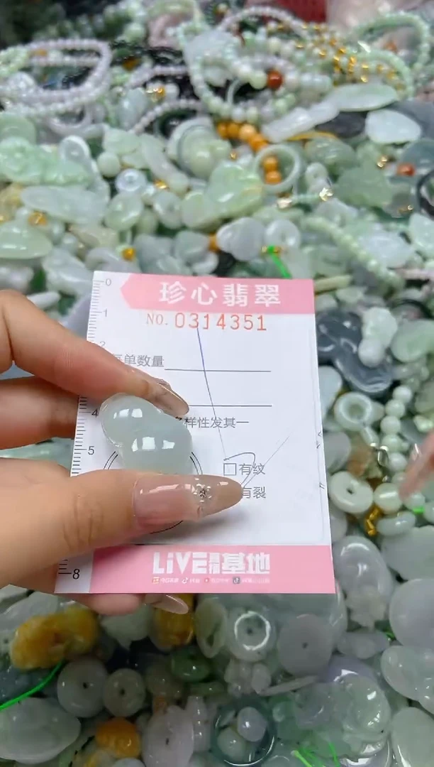 翡翠未镶嵌颈饰闪购0314351