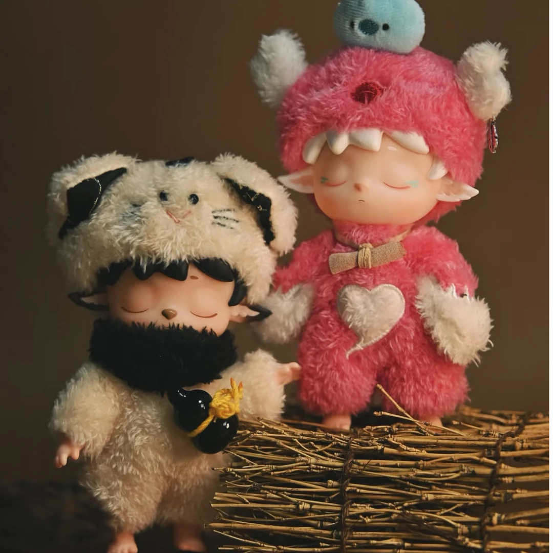 MIMI无事小妖怪二代搪胶潮玩盲盒手办