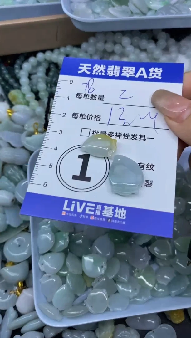 颈饰未镶嵌翡翠天然翡翠A货批量多样性发一件