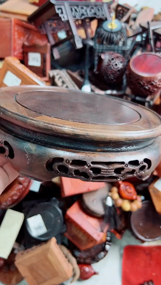 木91黑檀木圆20公分