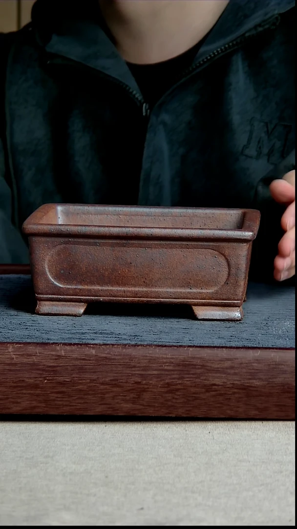 紫砂花盆16*11.5*5.5内径紫砂花盆