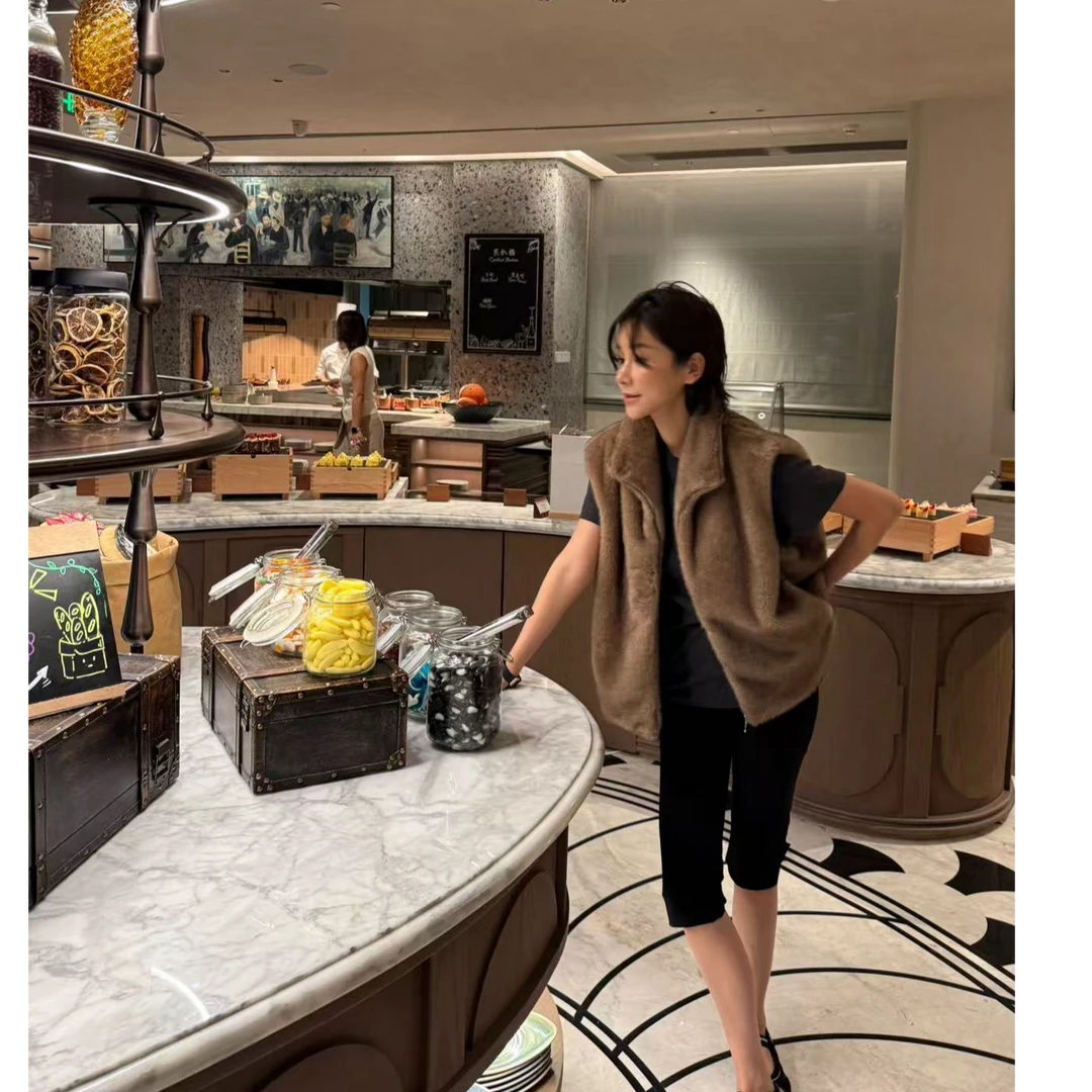 DUIDAO 纯色罗纹针织T恤女25AW秋季新款圆领短袖打底百搭上衣IINC