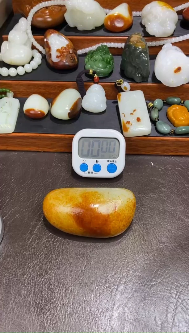 未镶嵌和田玉摆件管****6和田玉