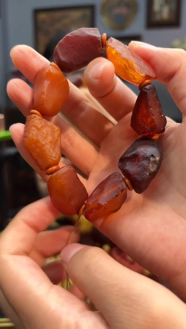 手串琥珀未镶嵌手串