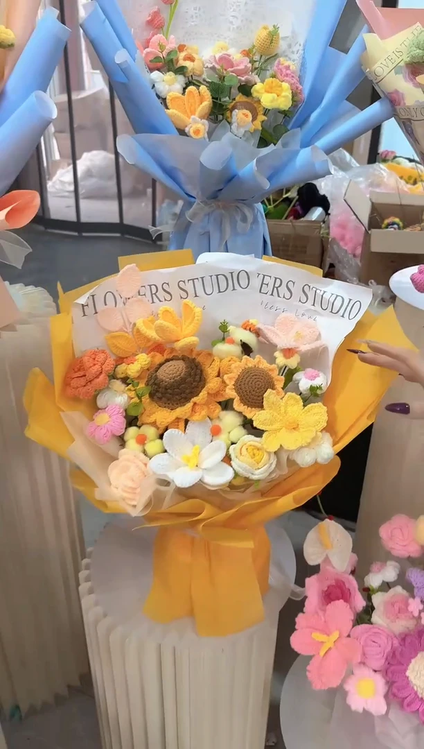 非遗手工定制花束，孤品清仓！