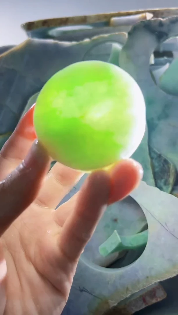 裸石翡翠缅甸翡翠A货文3433