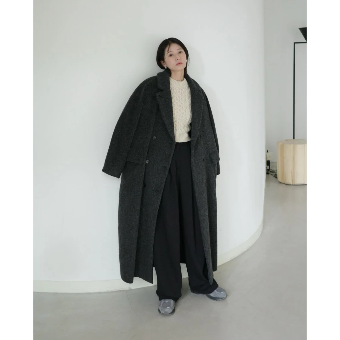【MonTendre】 冬季新款 松本自留款 经典定番百搭廓形大衣