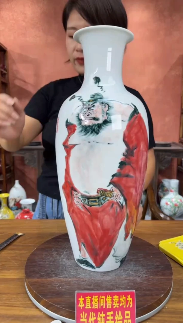 吴义松陶盟手绘陶瓷编码：2965