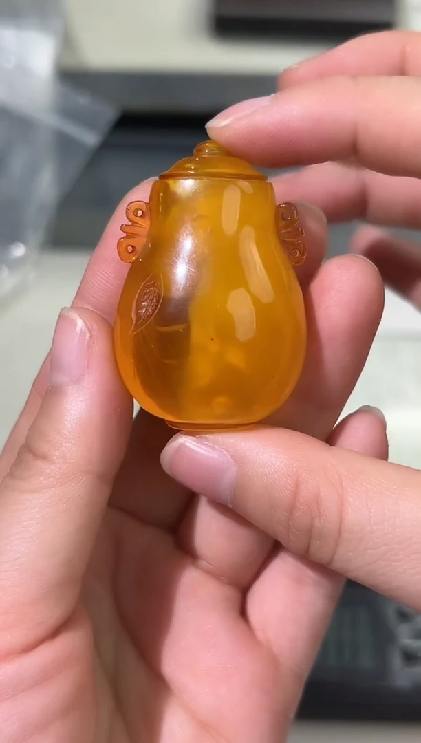 裸石琥珀未镶嵌琥珀蜜蜡吊坠