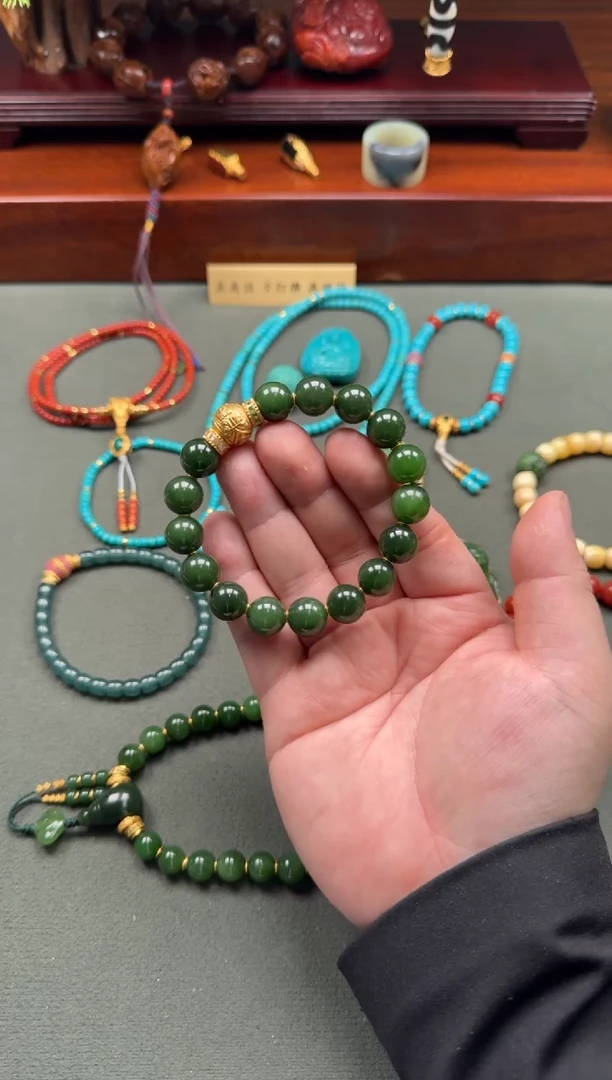 【闪购商品】和田玉（糖玉）手串手串未镶嵌手串手串