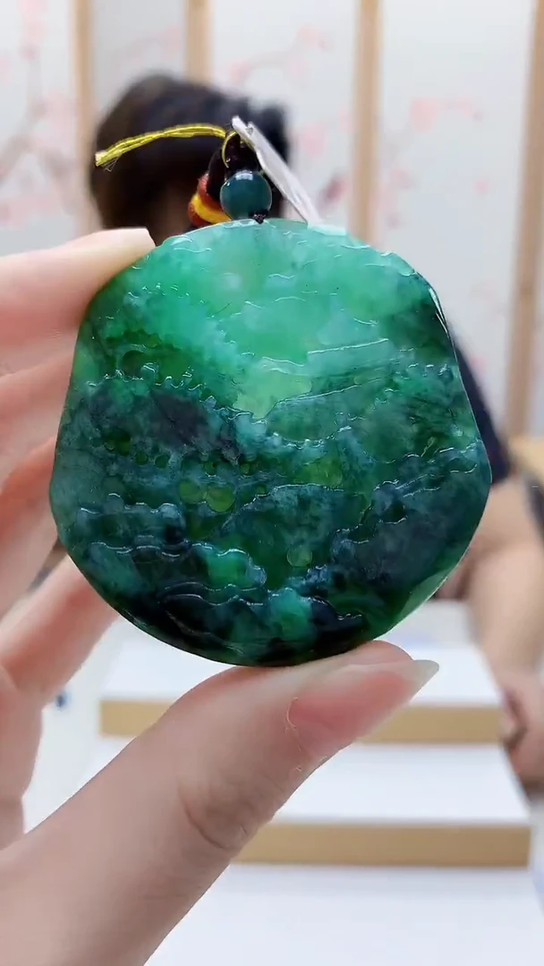 未镶嵌定制翡翠4868ry-毛货挂件171