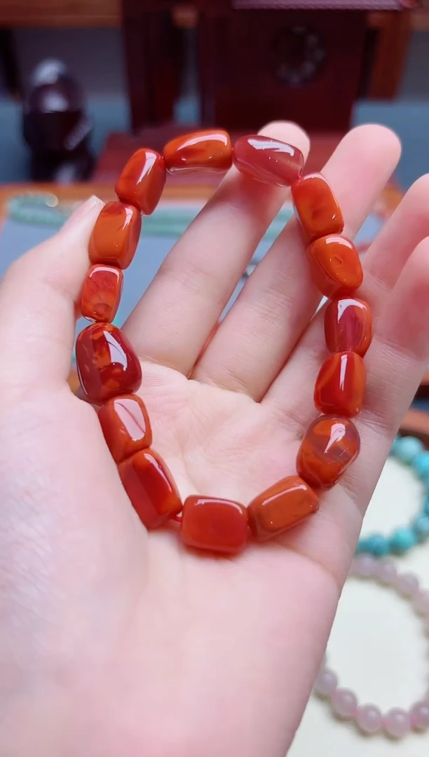 南红玛瑙手串未镶嵌南红随型手串DN