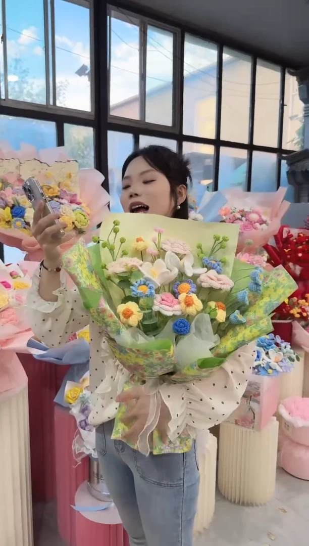 非遗手工花束，孤品清仓！!