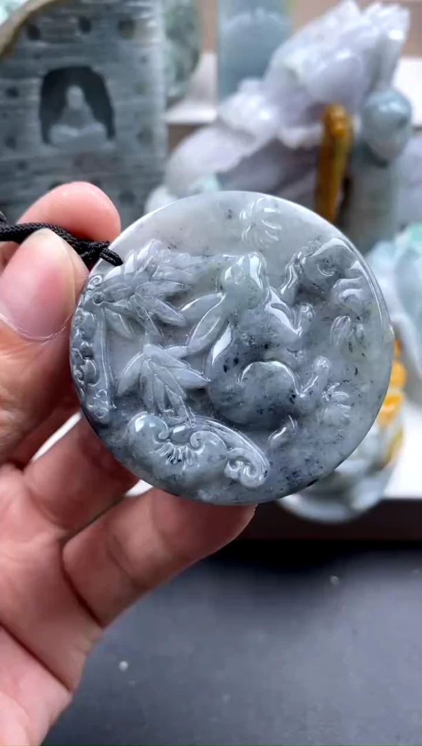 吊坠(不含链)未镶嵌翡翠1