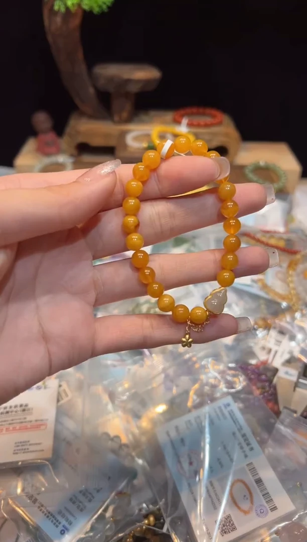 【闪购商品】琥珀手饰未镶嵌手饰@@E4627