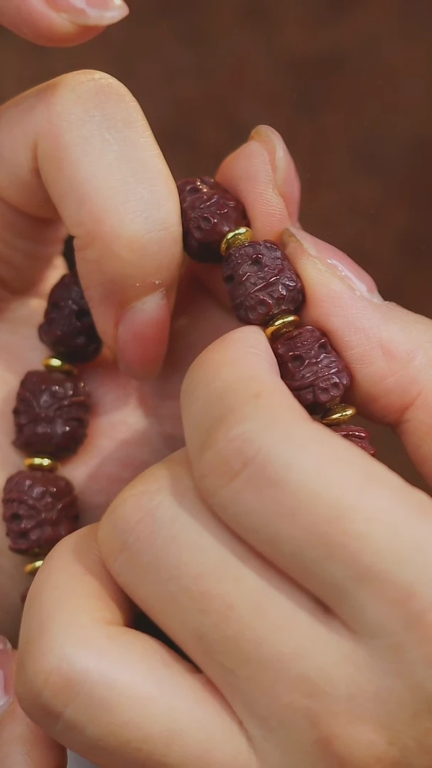 【闪购商品】玛瑙/玉髓手串未镶嵌多样性发其一（黄CC大黑天）