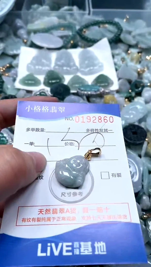 【闪购商品】翡翠颈饰未镶嵌闪购商品0192860