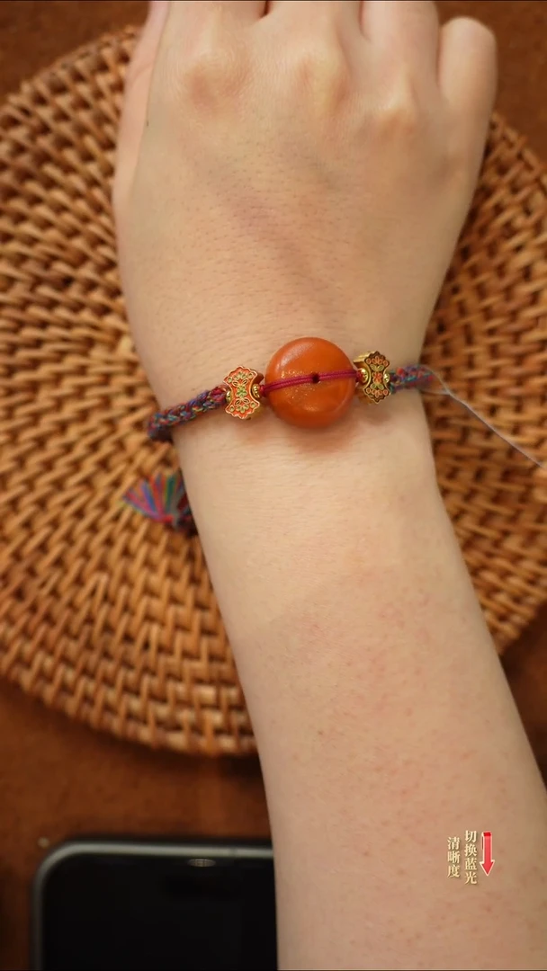 【闪购商品】琥珀手链未镶嵌0206-055