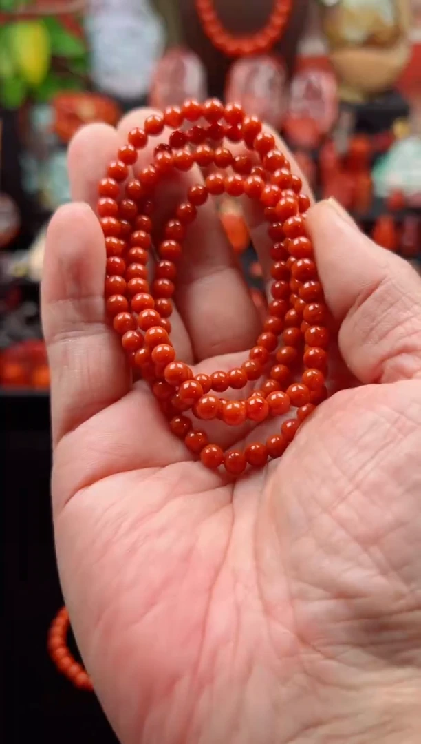 未镶嵌手链南红玛瑙5mm手串