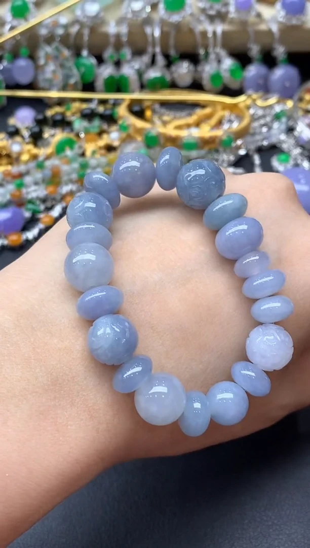 未镶嵌手链翡翠85-中国好珍宝