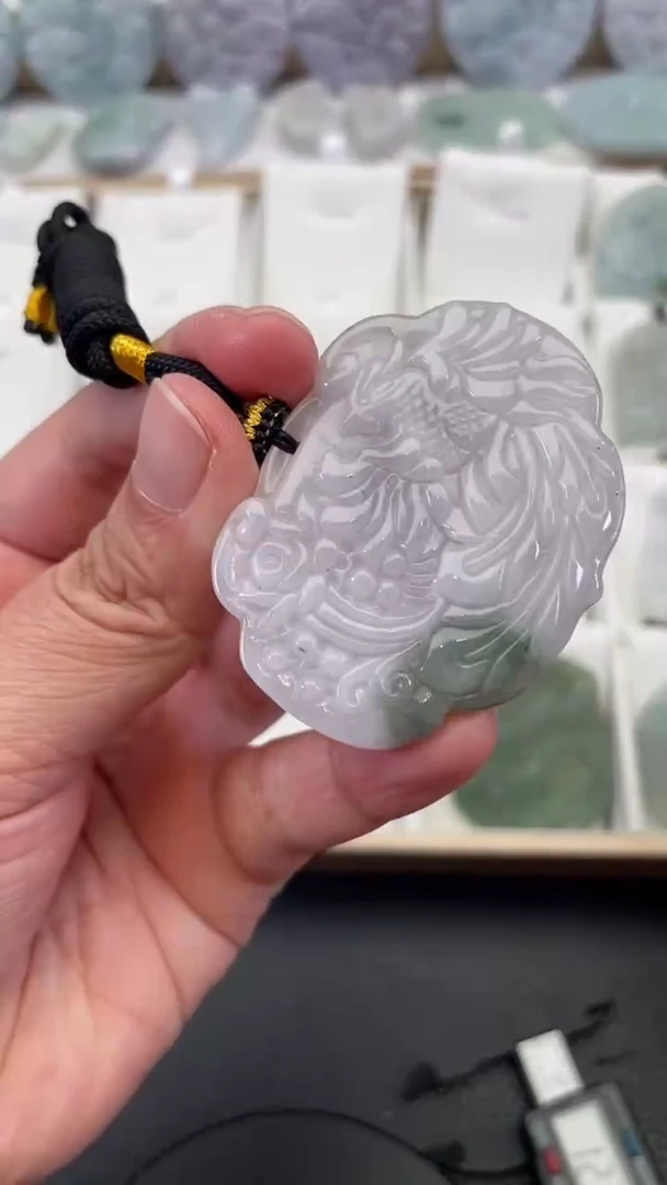 颈饰未镶嵌翡翠天然缅甸翡翠A货268