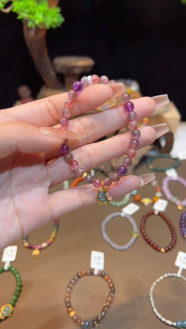 【闪购商品】水晶手链未镶嵌手饰@@5640