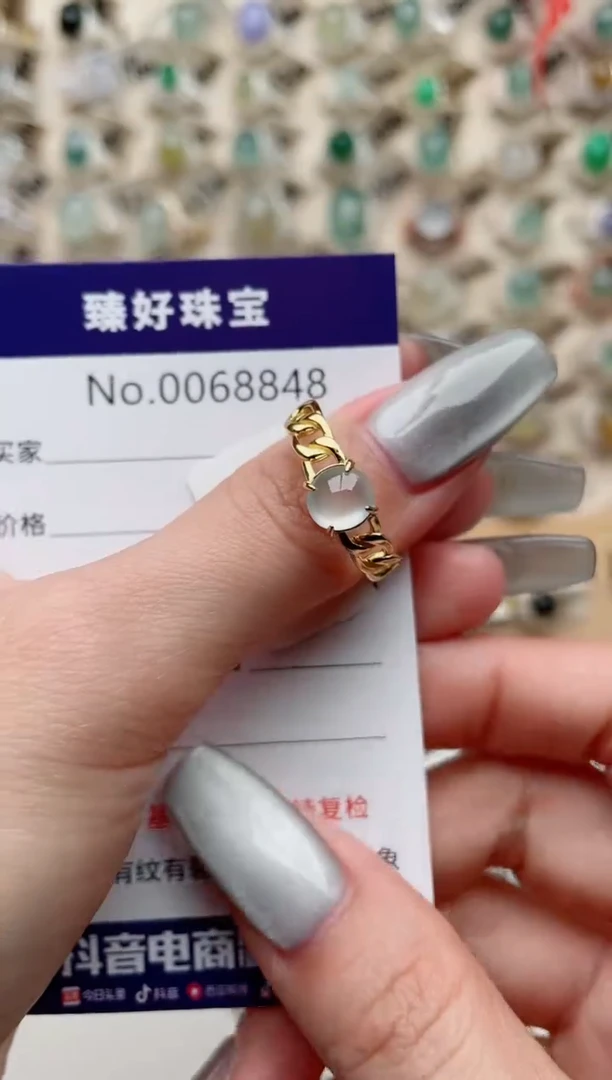 【闪购商品】翡翠戒指银S925镶嵌..........