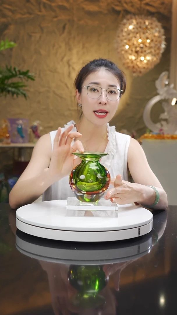 陶瓷祖母绿琥珀金双色香薰瓶