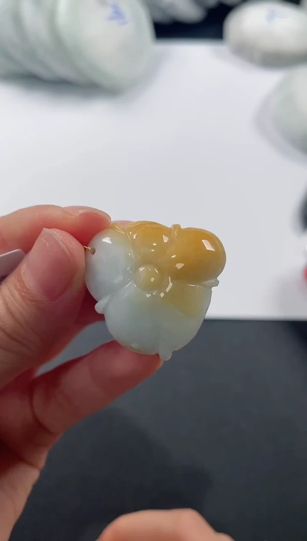 颈饰未镶嵌翡翠 4065 荷叶