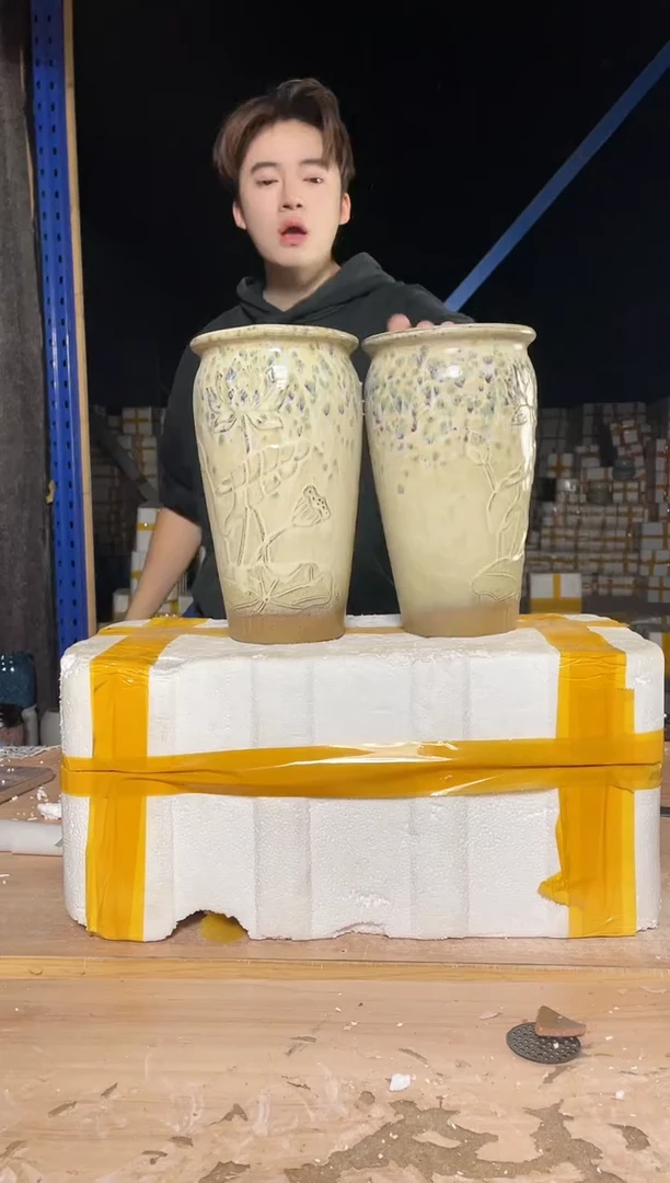 紫砂花盆宜兴紫砂粗陶花盆14*26