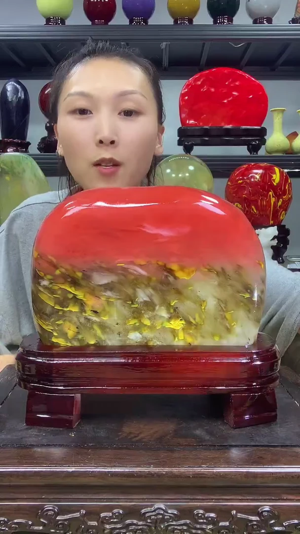 石材<鸿运当头>高档家居摆件博古架摆件