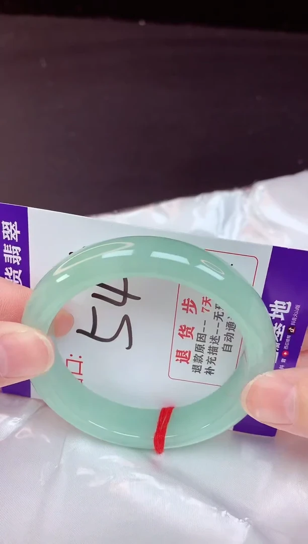 未镶嵌手镯翡翠54（48小时鉴赏期 ）