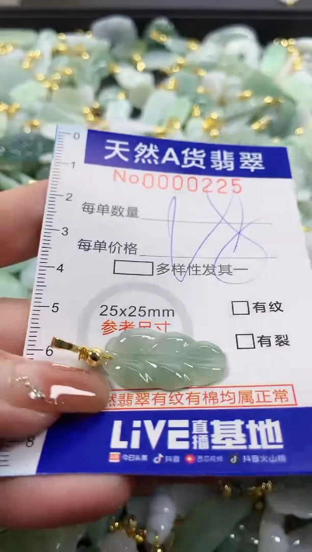 颈饰未镶嵌翡翠天然A货翡翠