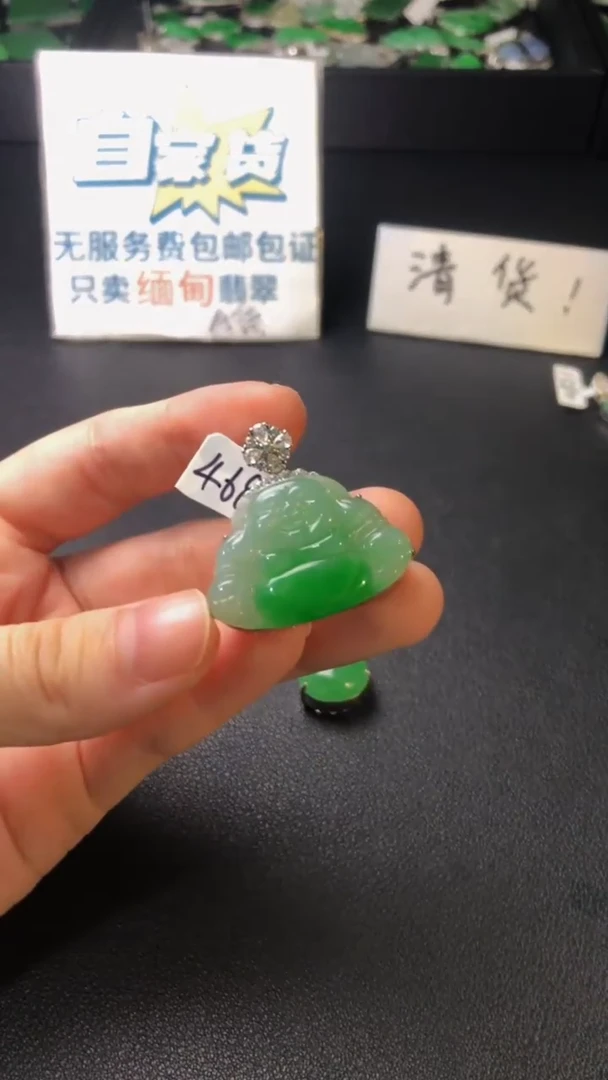 颈饰银S925镶嵌翡翠翡翠