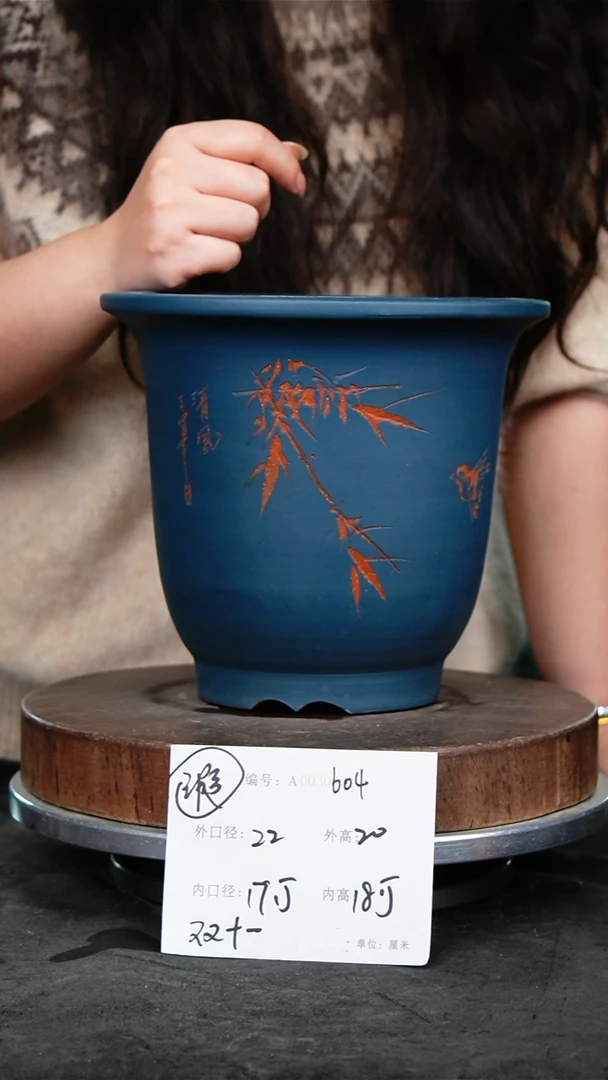 紫砂花盆604紫砂花盆