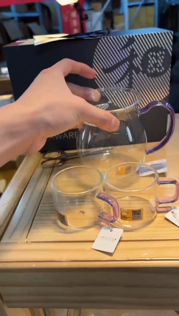 【闪购商品】禾器-观禄煮茶器-浅紫色+禾器清禾杯浅紫