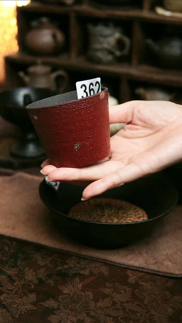 紫砂全手工猪口杯125毫升
