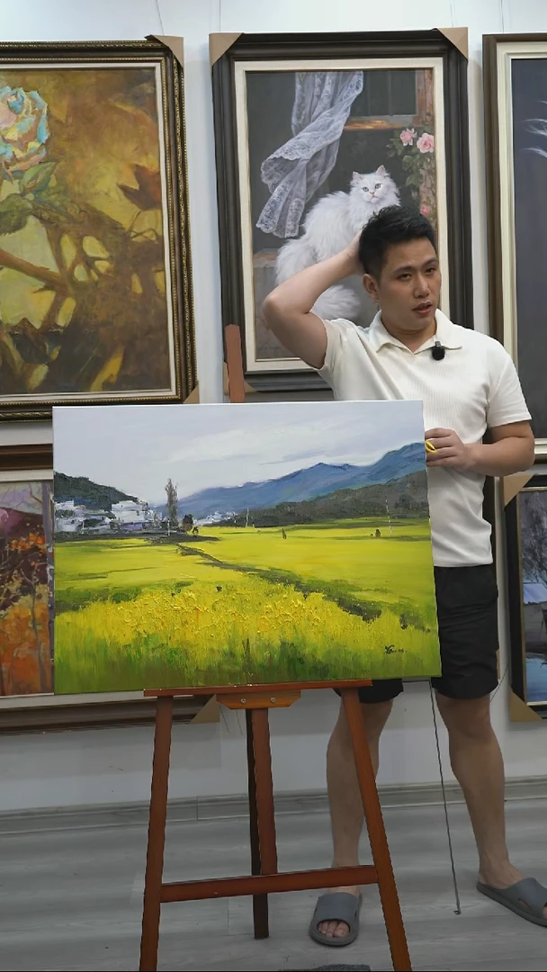 当代艺术油画作品/薛金拥/《金野山居1111